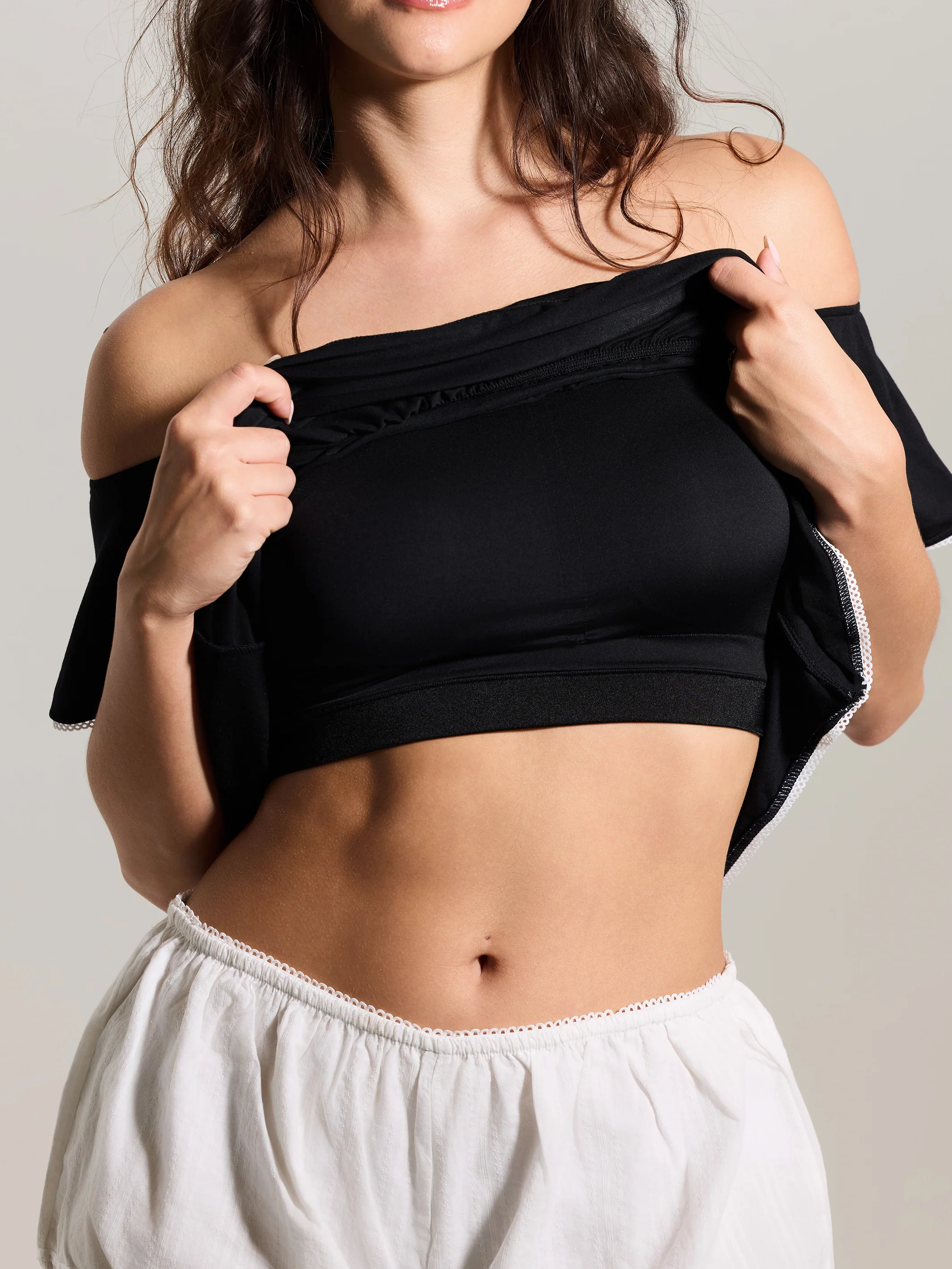 Off The Shoulder Flutter Sleeve - Image 17