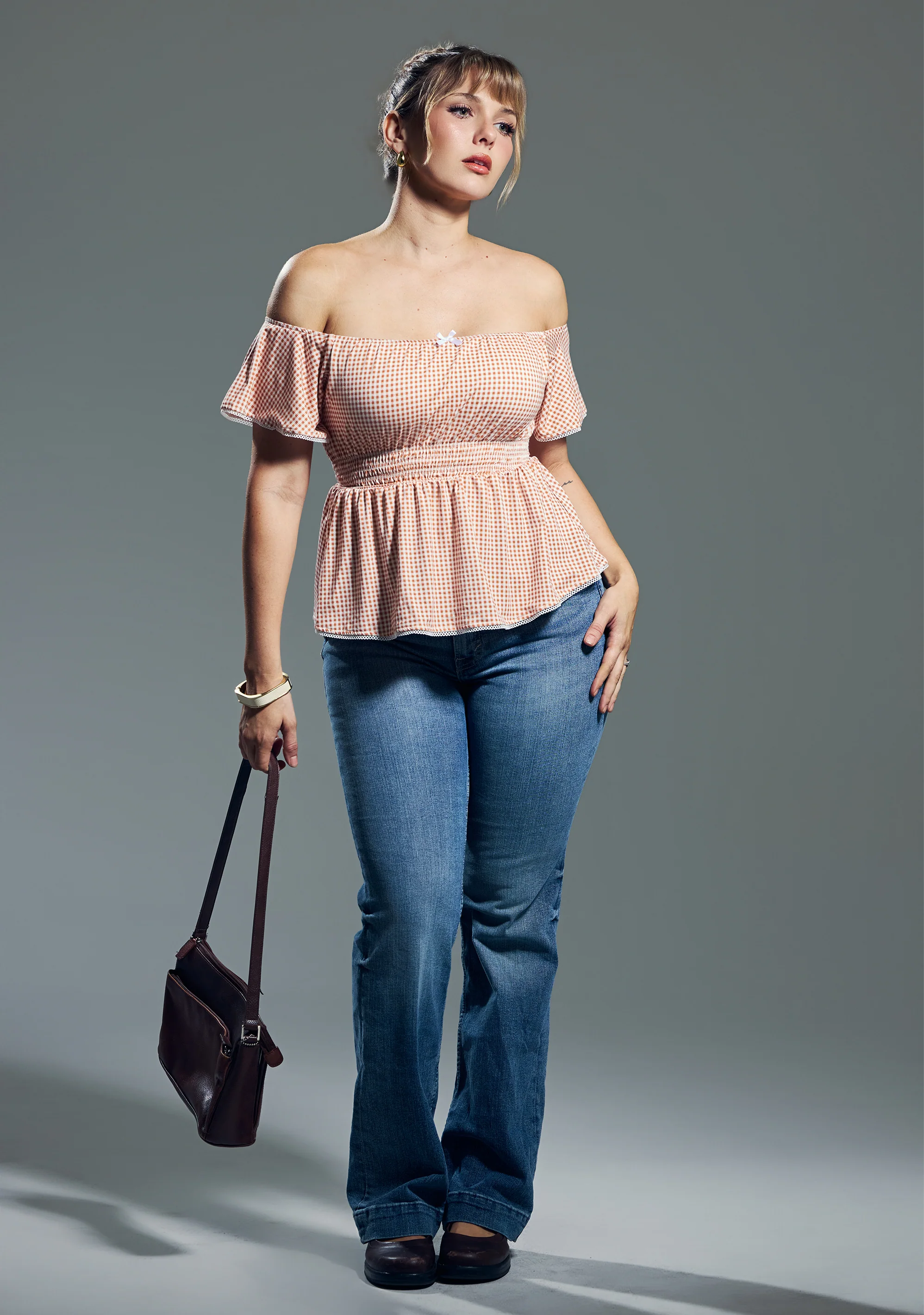 Off The Shoulder Flutter Sleeve - Image 3