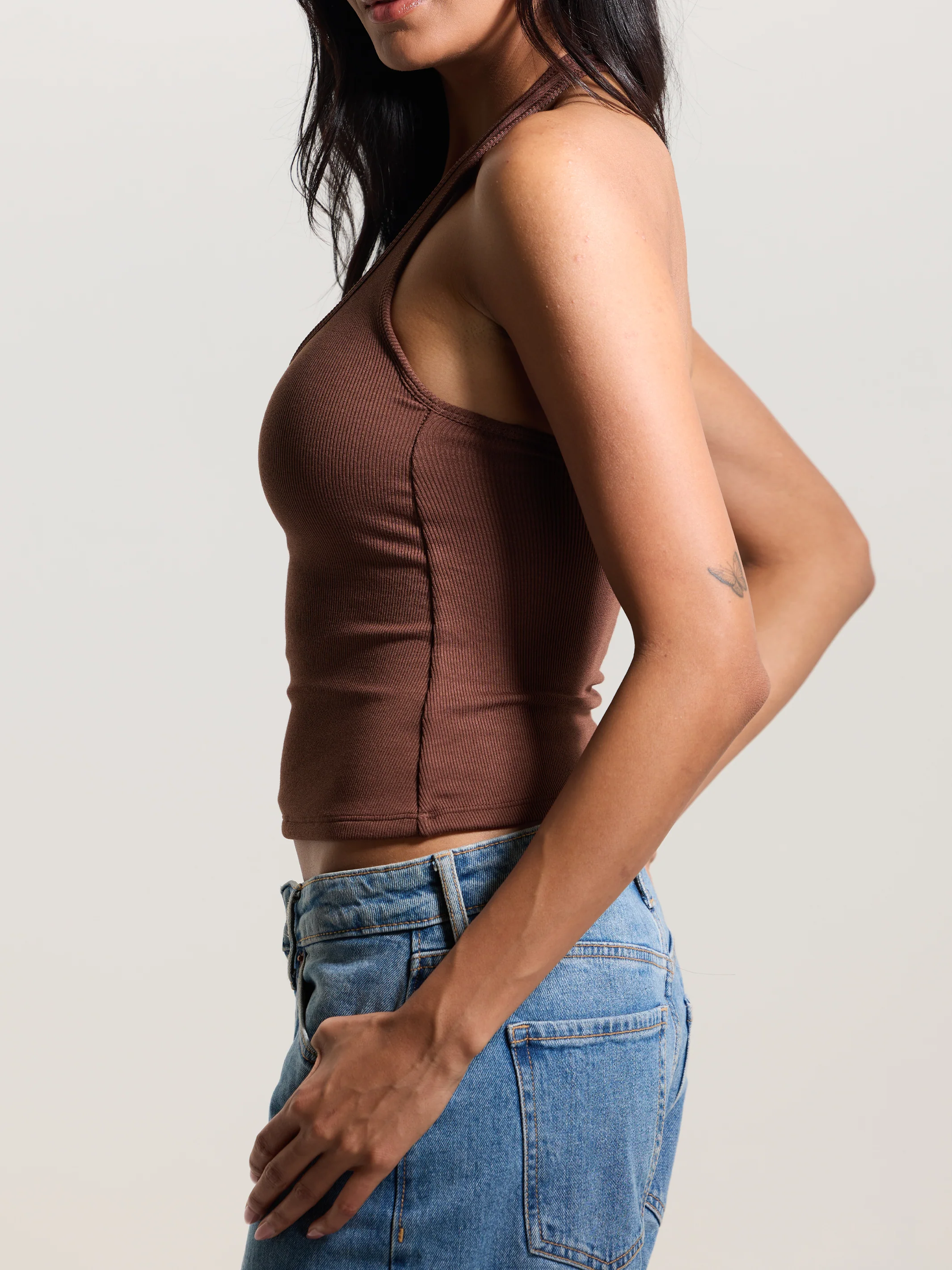 Ribbed Halter Brami - Image 2