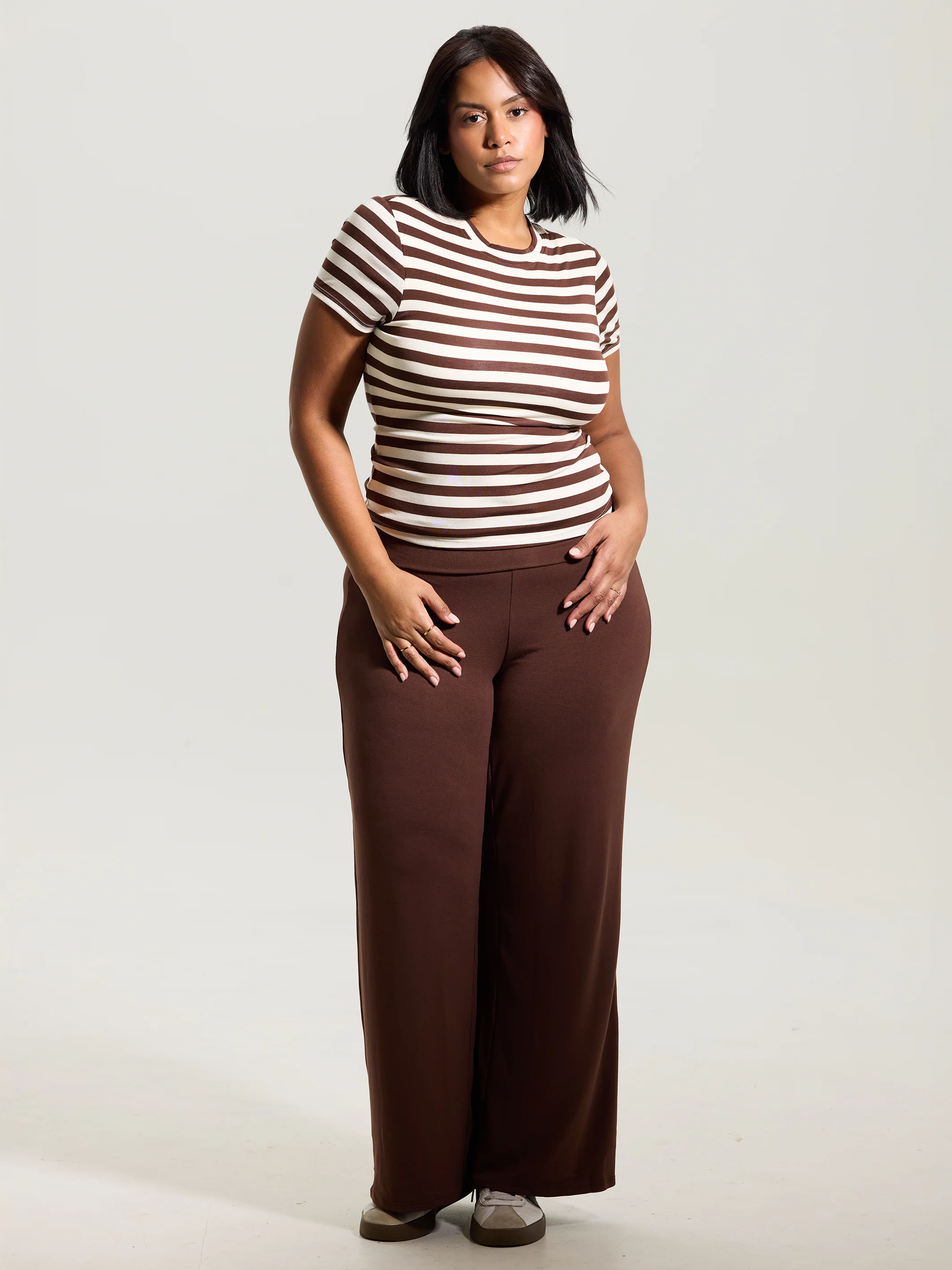 Crew Neck Braless T-Shirt - Image 14