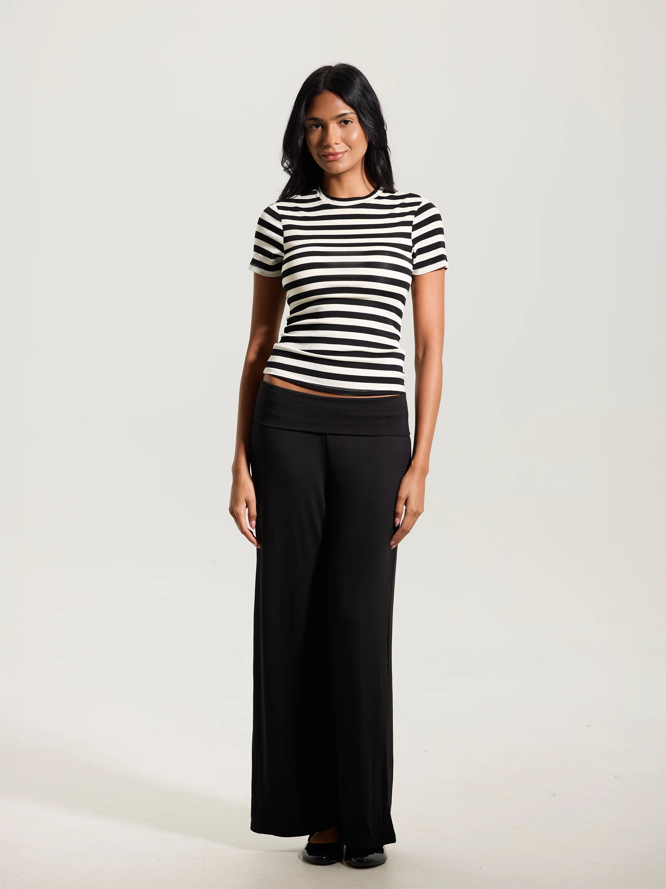 Crew Neck Braless T-Shirt - Image 19
