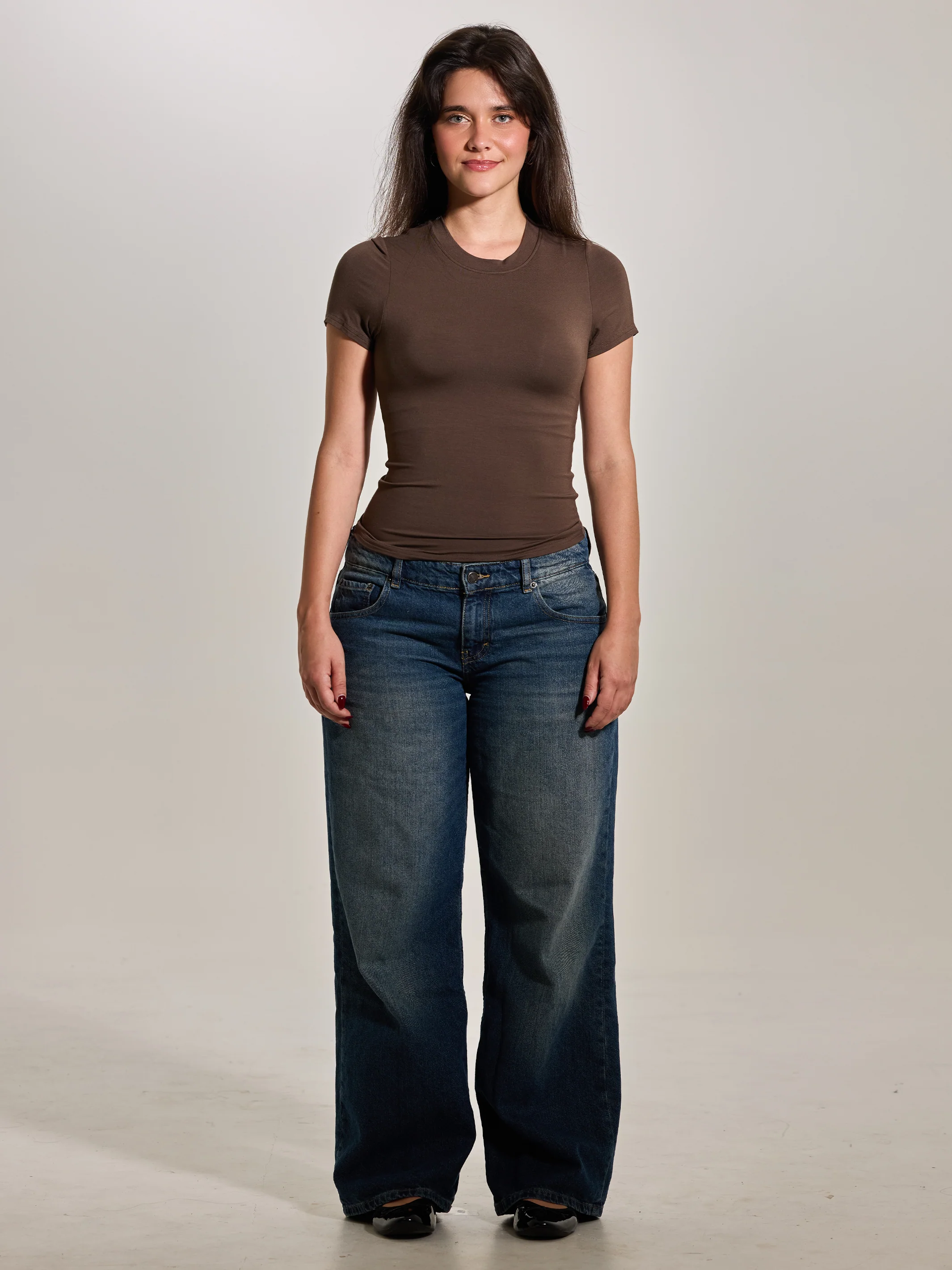 Crew Neck Braless T-Shirt - Image 24