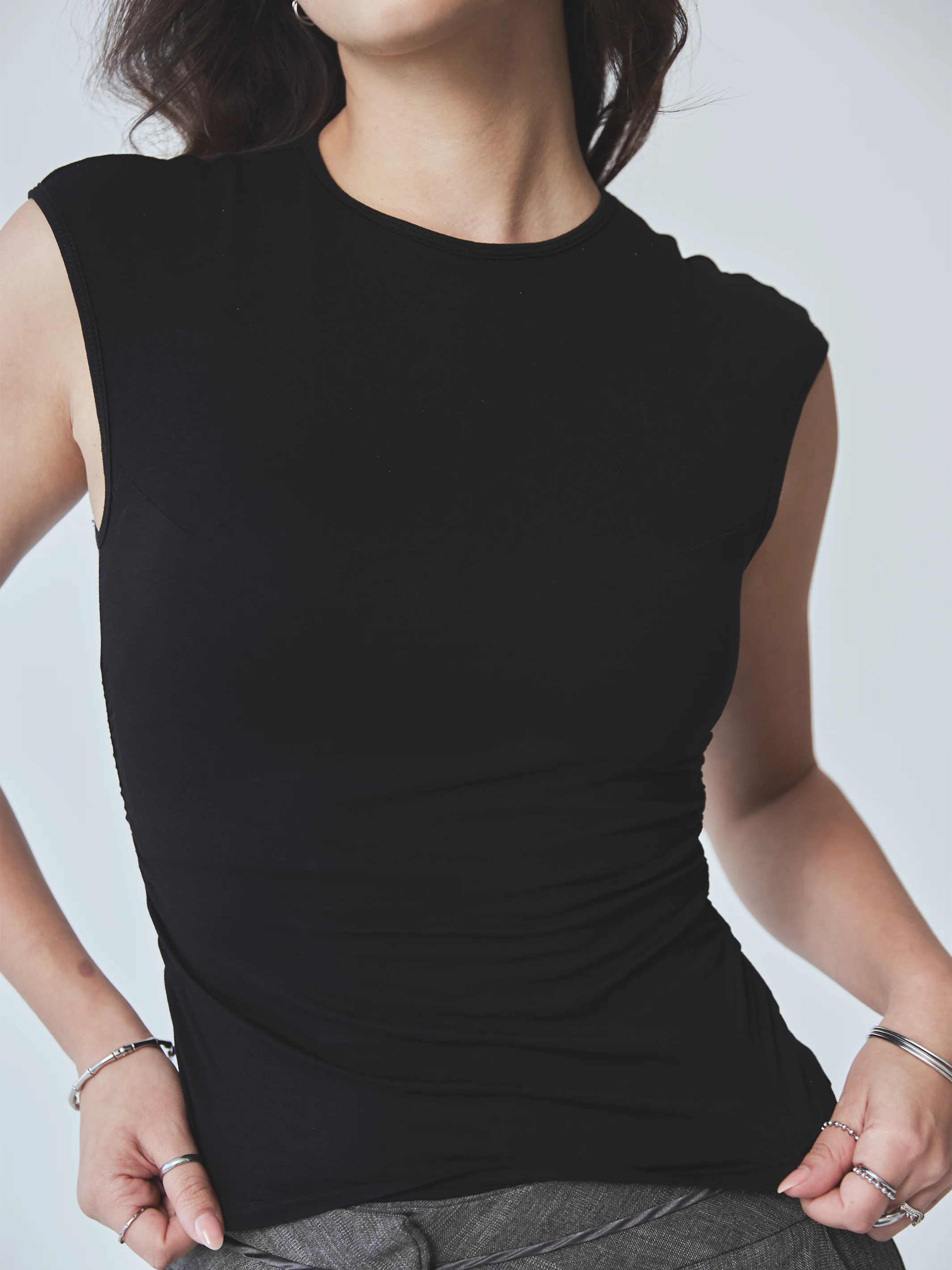 Ruched Cap Sleeve - Image 10