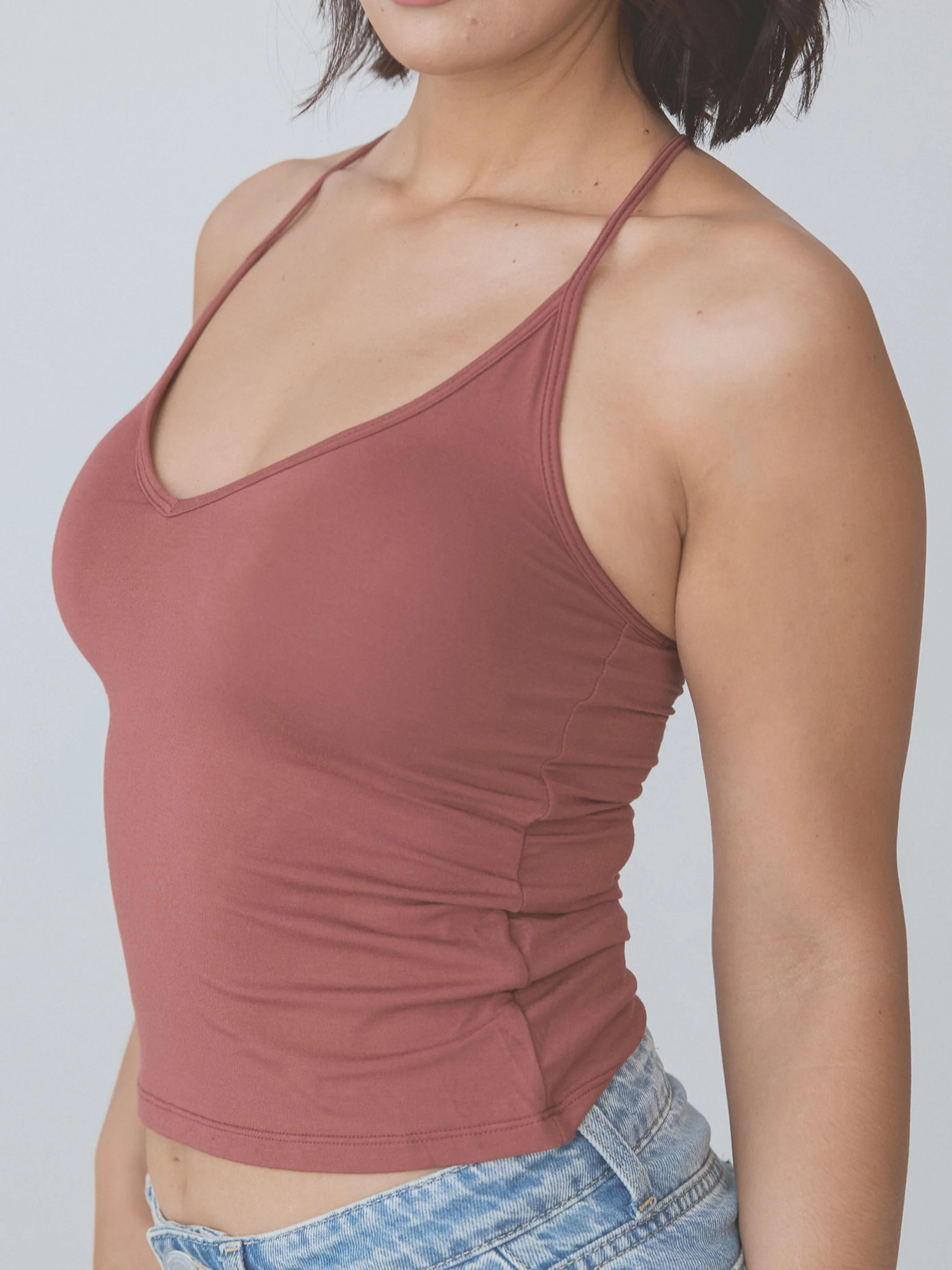 Strappy V-Neck Racerback - Image 35